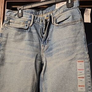 Old Navy Men's Light Blue Loose Denim Jeans